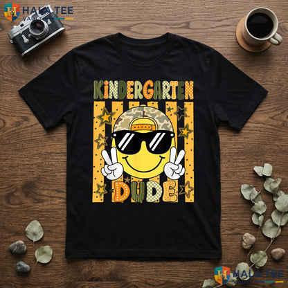 First Day Kindergarten Boys Shirt Kids Back To School Graphic Apparel