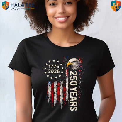 Freedom America 250th Anniversary Shirt 2026 Independence Day Fan Apparel