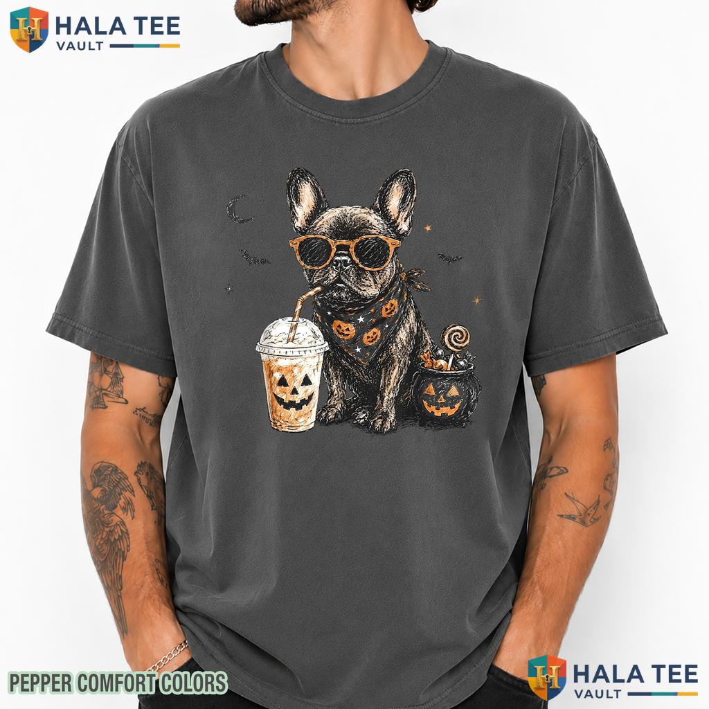 French Bulldog Cute Halloween Comfort Colors T-Shirt Funny Dog Apparel