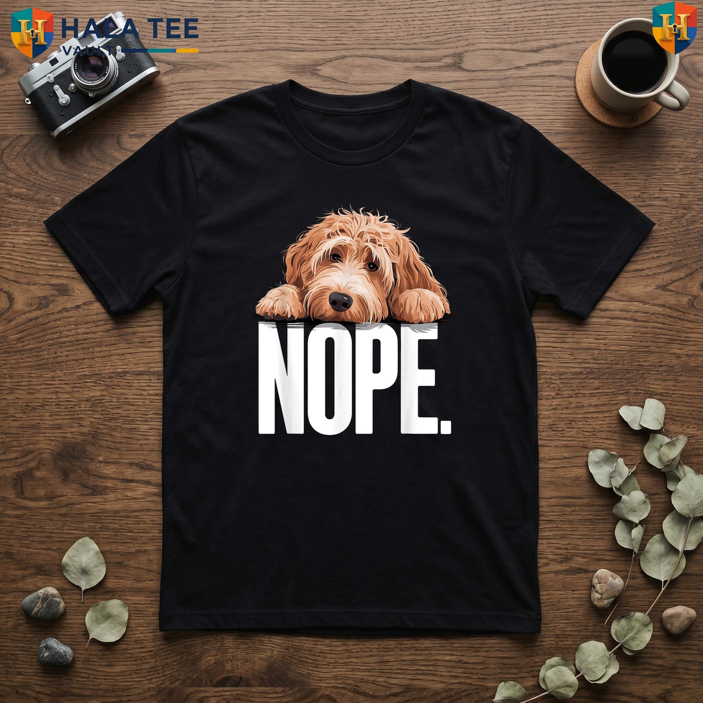 Funny Goldendoodle Art Dog TShirt Men Women Pet Lover Graphic Holiday Apparel