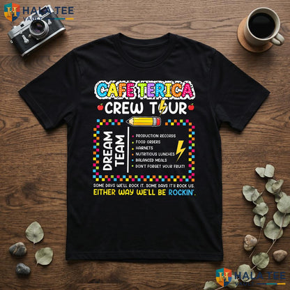 Funny Lunch Lady Cafeteria Shirt School Staff Worker Nutrition Top