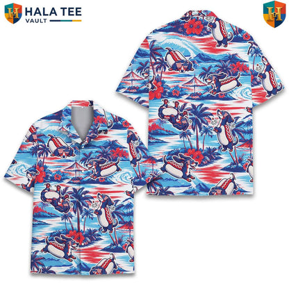 Funny Wiener Dog Aloha T-Shirt Mens Dachshund Tropical Beach Festival Apparel