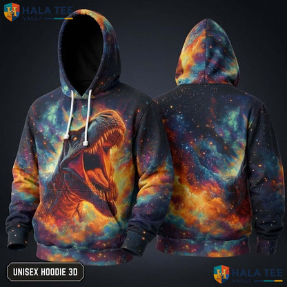 Galaxy Dinosaurs 3D Hoodie Kids Novelty Printed Pullover Girl Boy Top
