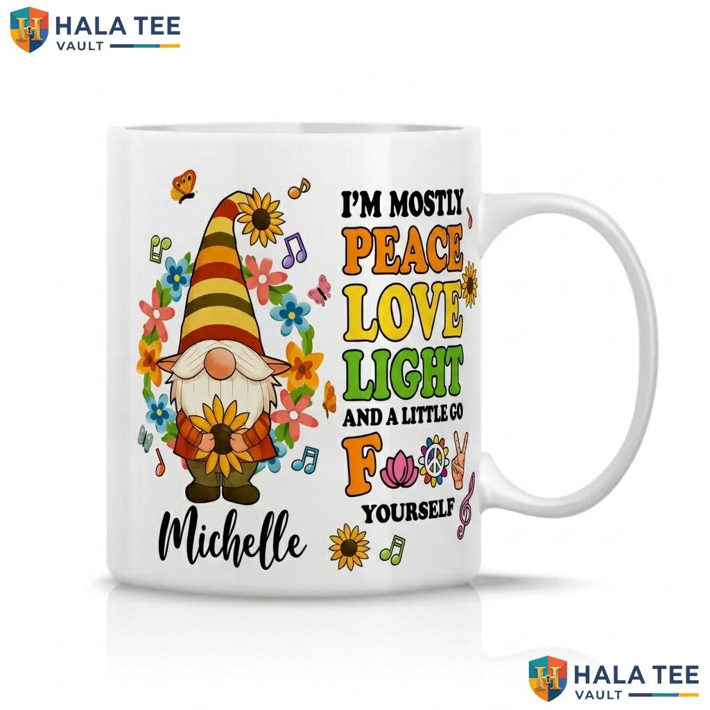 Gardening Gnome Ghost Halloween Cup Cute Plant Lover Ceramic Coffee Mug