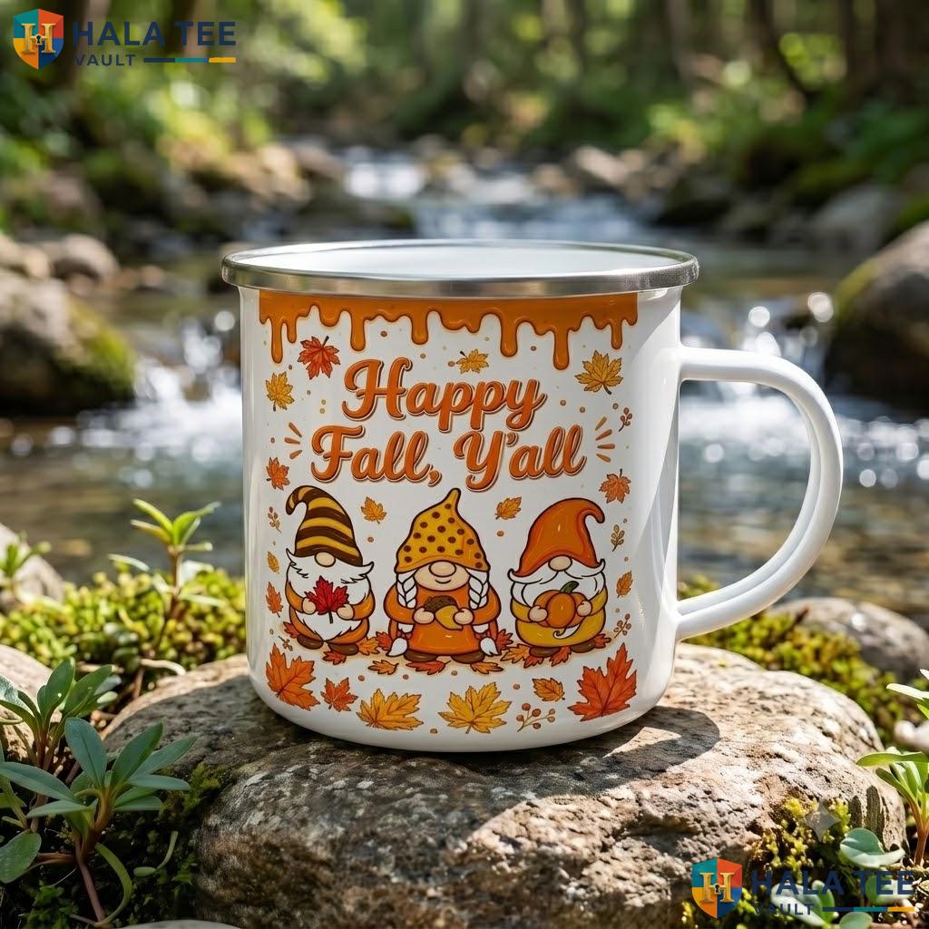 Gnome Fall Ghost Custom Accent Mug Personalized Autumn Thanksgiving Cup