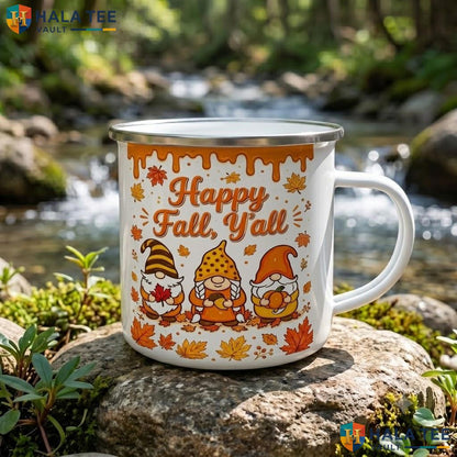 Gnome Fall Ghost Custom Accent Mug Personalized Autumn Thanksgiving Cup