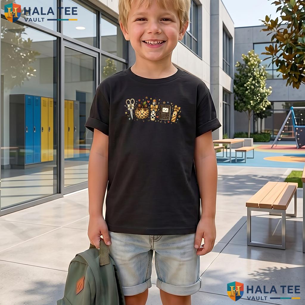 Good Day For Learning Leopard Shirt Teacher Life Be Kind Graphic Apparel Adult