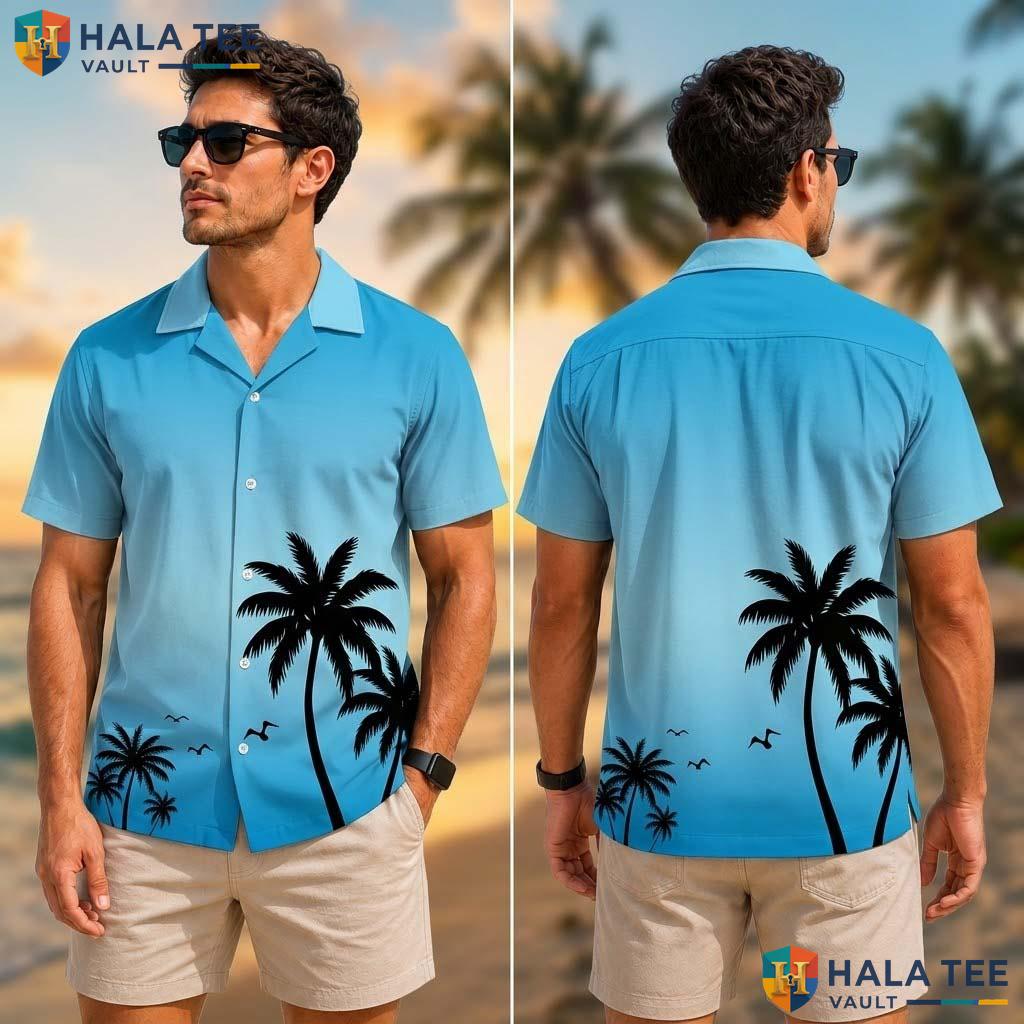 Green Coconut Mens Tropical Shirt Short Sleeve Aloha Beach Button Down
