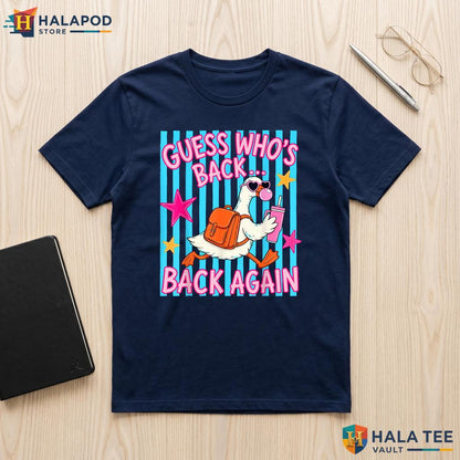 Guess Whos Back Kids Shirt Funny Teacher Back To School Classroom Apparel