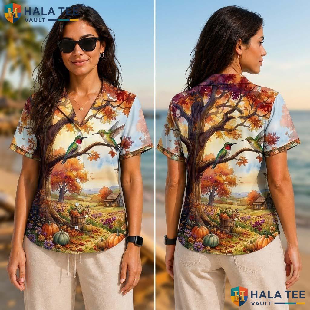 Hummingbird Costume Thanksgiving Tropical Shirt Animal In Turkey Top