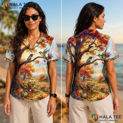 Hummingbird Costume Thanksgiving Tropical Shirt Animal In Turkey Top