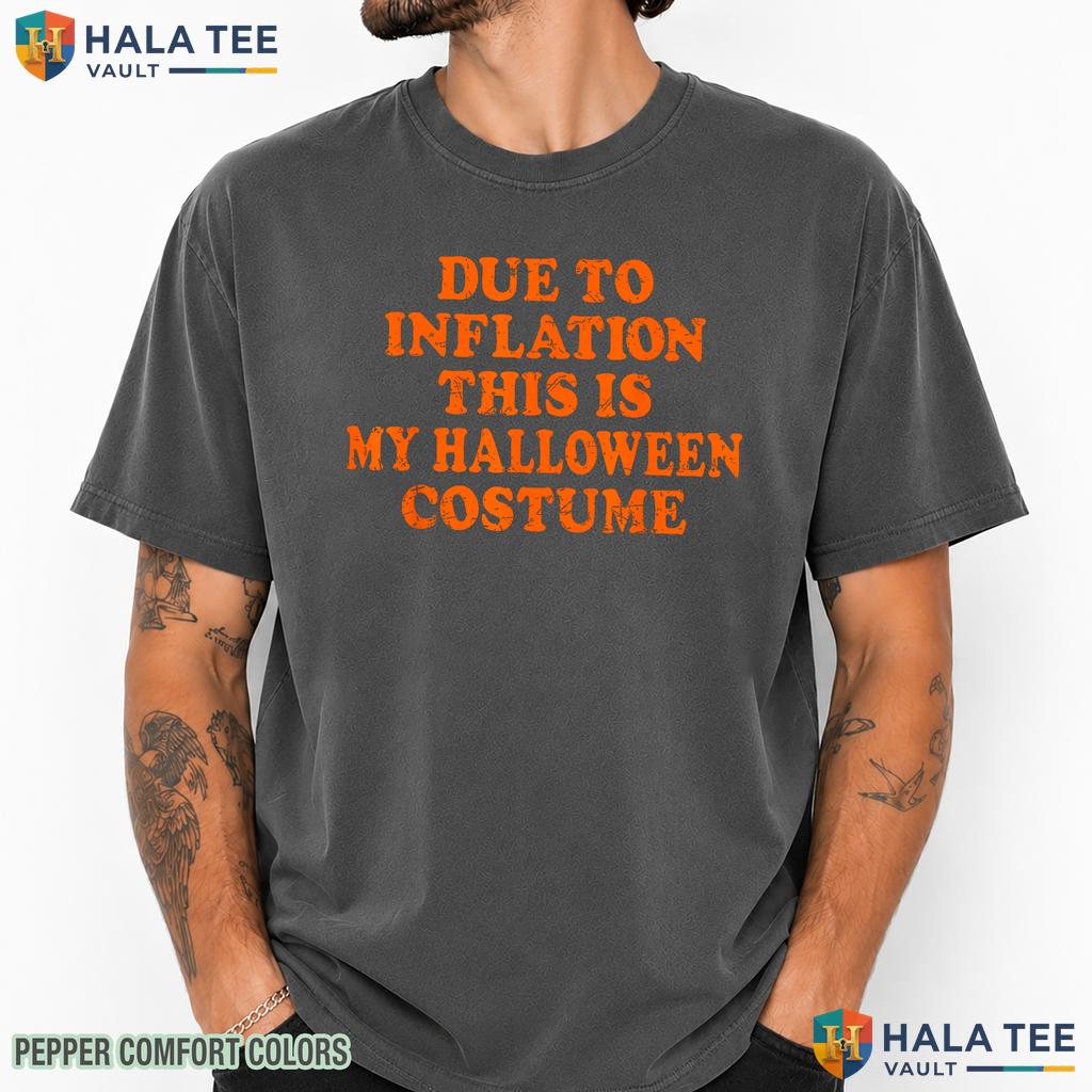 Inflation Halloween Costume Comfort Colors T-Shirt Funny Couples Top
