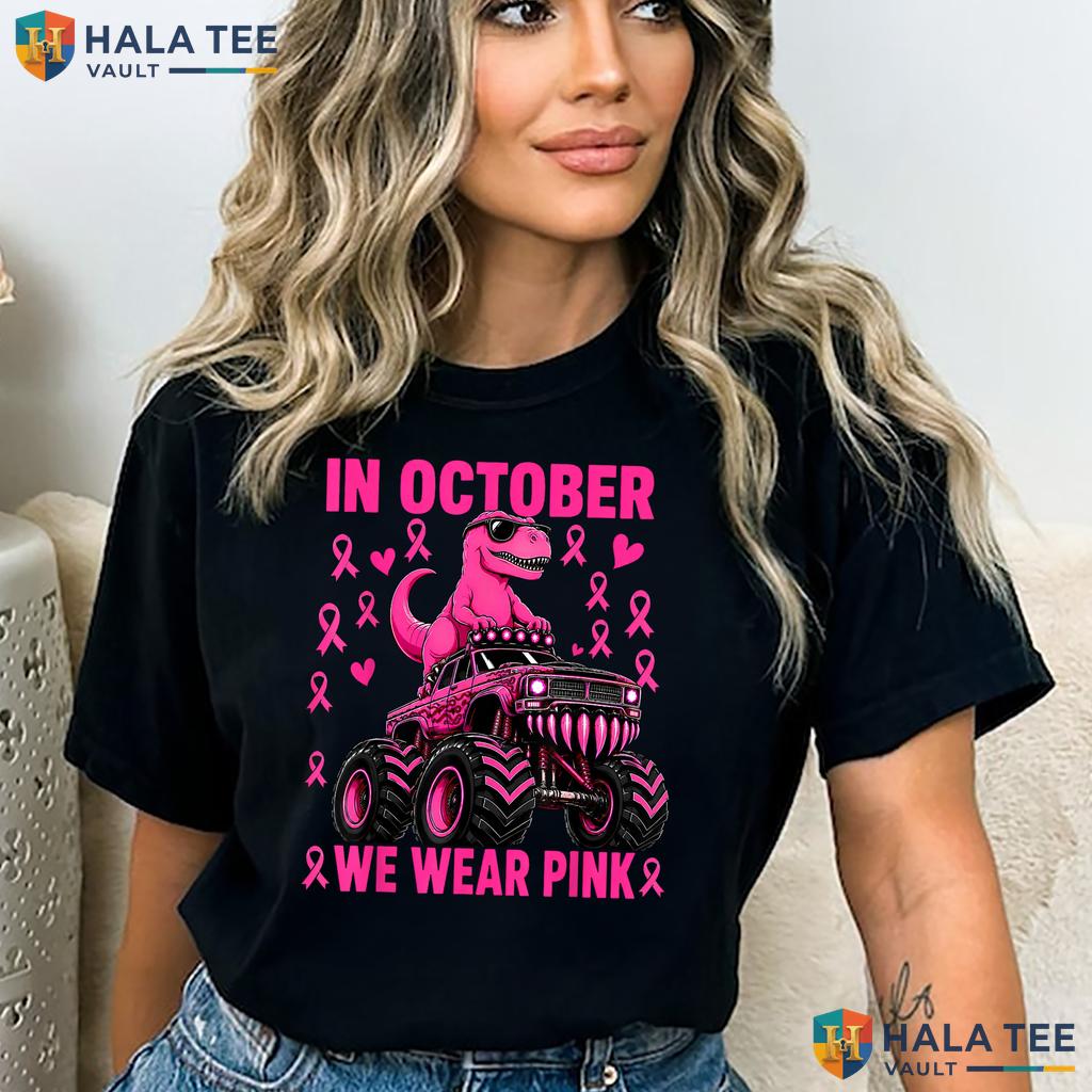 Kids Halloween Pink Ribbon Tee Boys Breast Cancer Awareness Outfit Adult