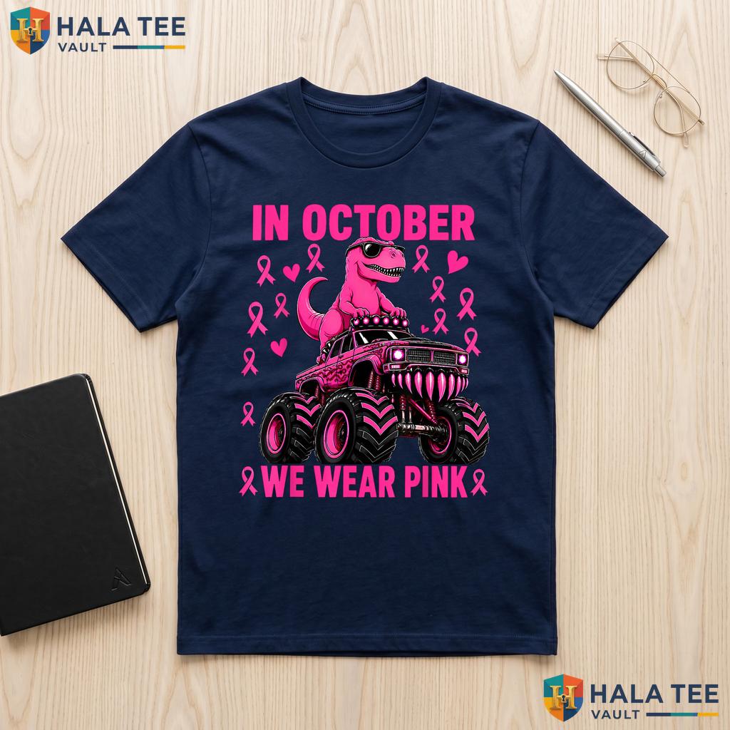 Kids Halloween Pink Ribbon Tee Boys Breast Cancer Awareness Outfit Adult