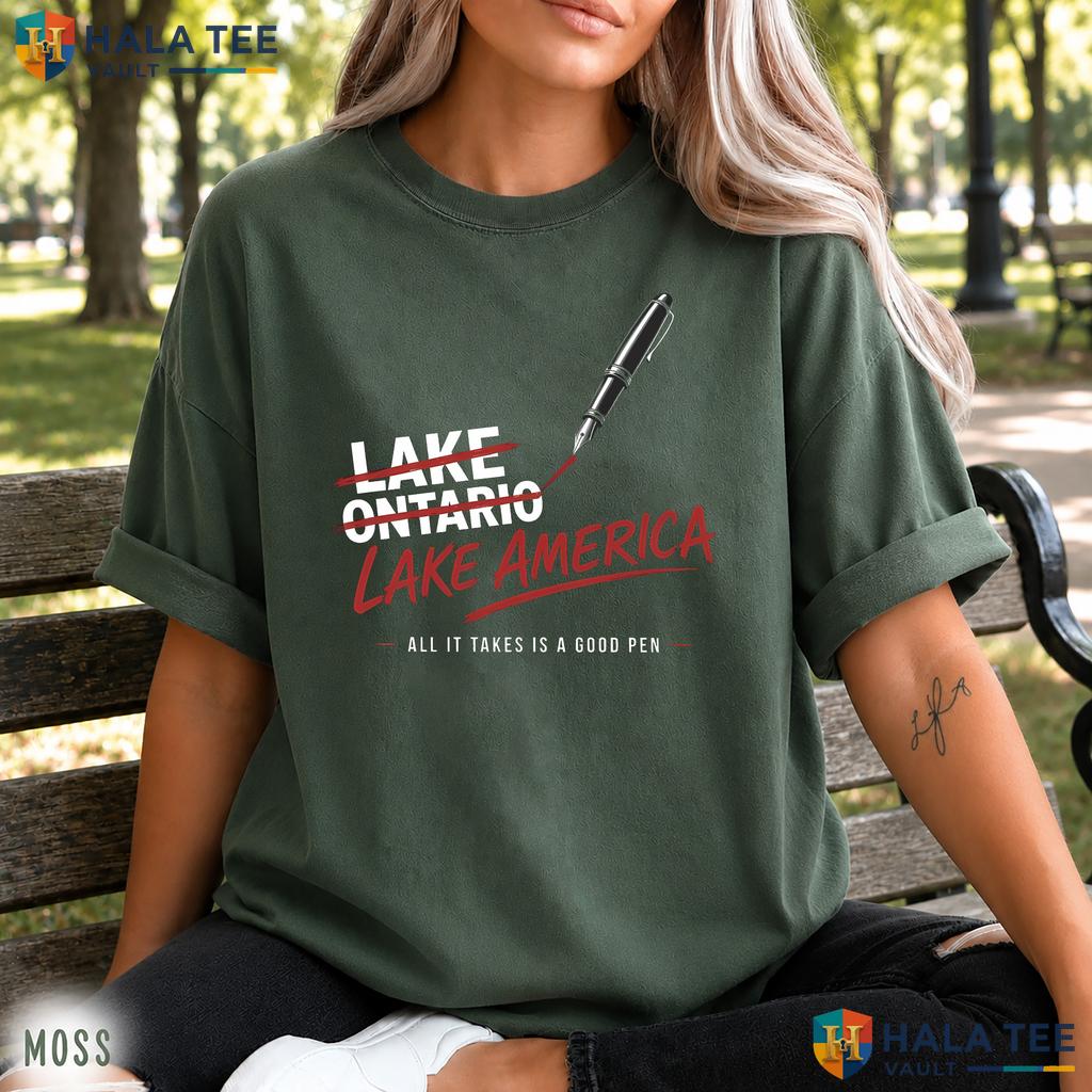 Lake America Comfort Colors Shirt Funny Ontario Parody Satire Apparel