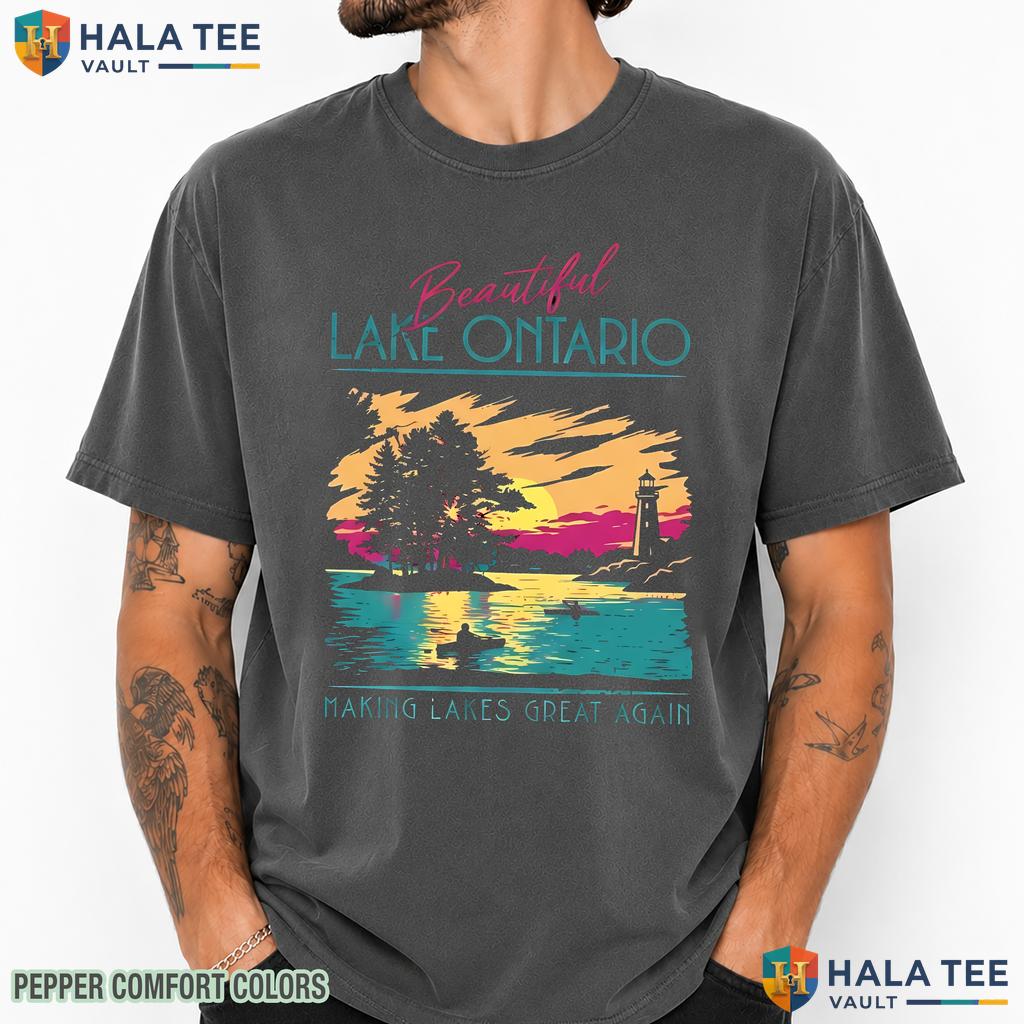 Lakes Great Comfort Colors T-Shirt Making Parody Canada Satire Graphic