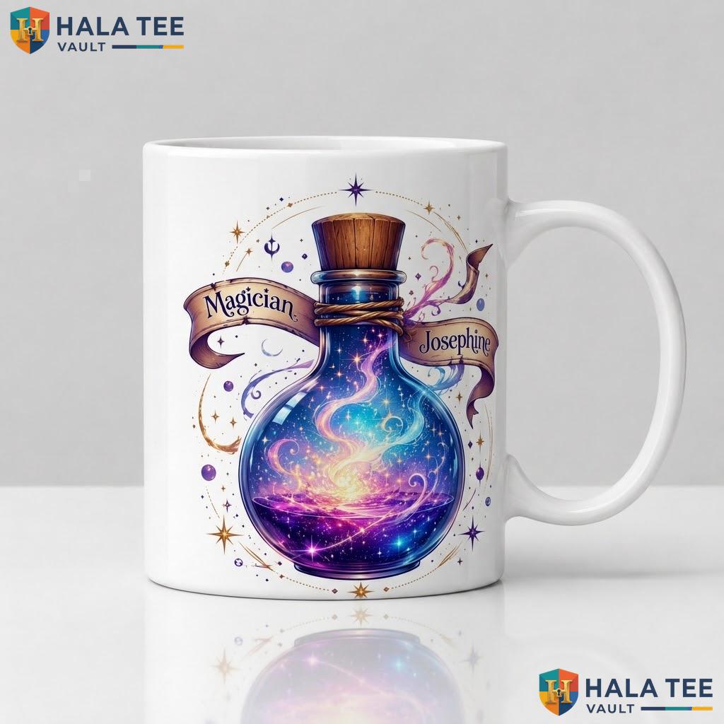 Magic Potion Fantasy Halloween Cup Custom Wizard Hat Ceramic Coffee Mug
