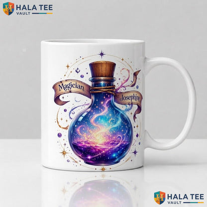 Magic Potion Fantasy Halloween Cup Custom Wizard Hat Ceramic Coffee Mug
