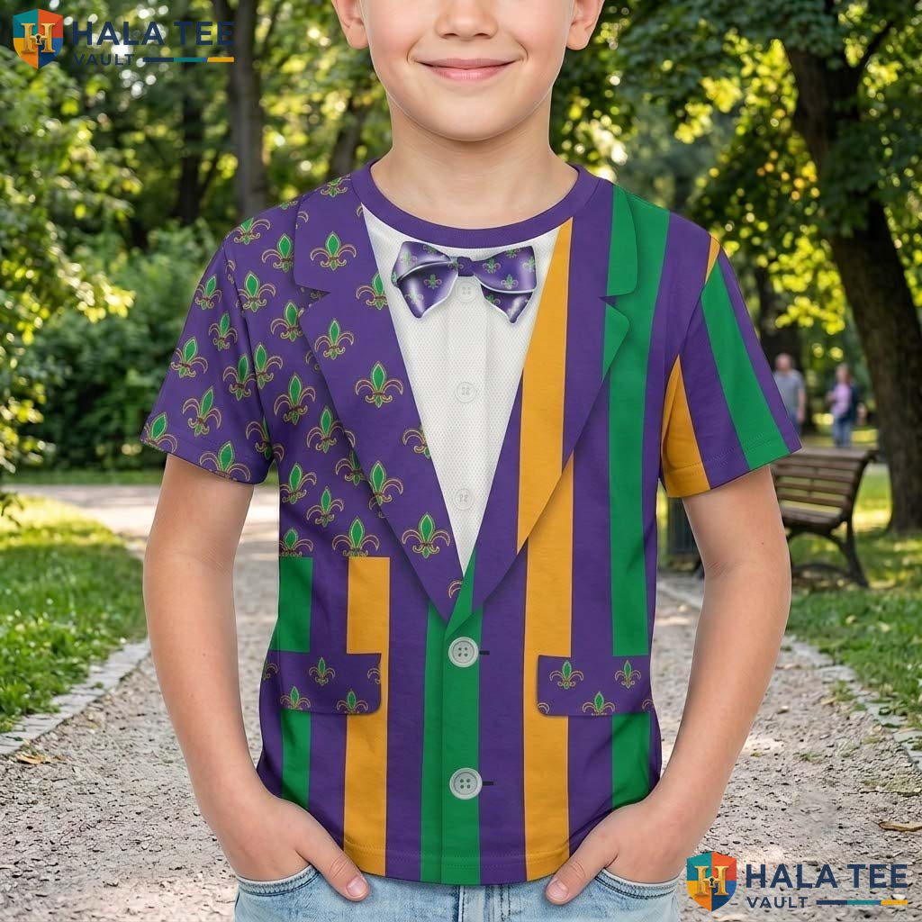 Mardi Gras Carnival 3D T-Shirt Mens Funny Party Cosplay Top