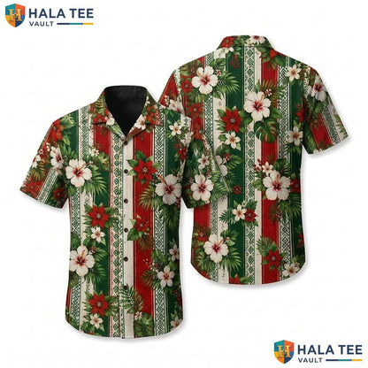 Mexican Floral Halloween Hawaiian Shirt Festive Summer Vacation Top
