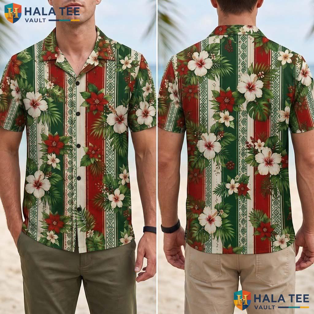 Mexican Floral Halloween Hawaiian Shirt Festive Summer Vacation Top Adult