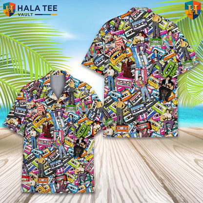 Multicolor Retro Tropical Shirt Mens Short Sleeve Casual Summer Beach Outfit