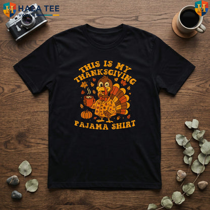 My Thanksgiving Family Pajama TShirt Adult Kid Men Women Holiday Feast Outfit