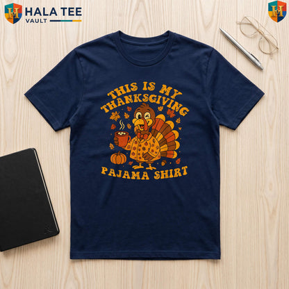 My Thanksgiving Family Pajama Tee Adult Kid Men Women Holiday Feast Outfit