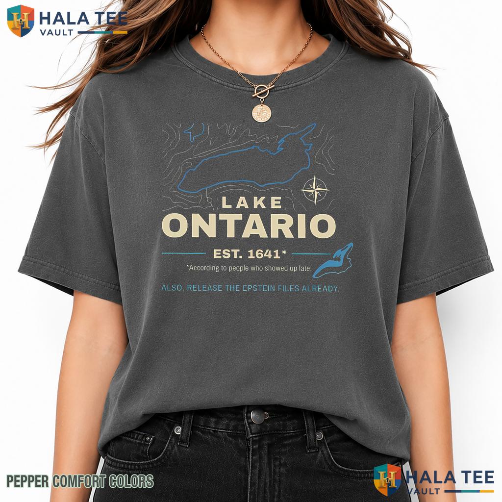 Not America Garment-Dyed T-Shirt Ontario Est 1641 Humor Parody Gift