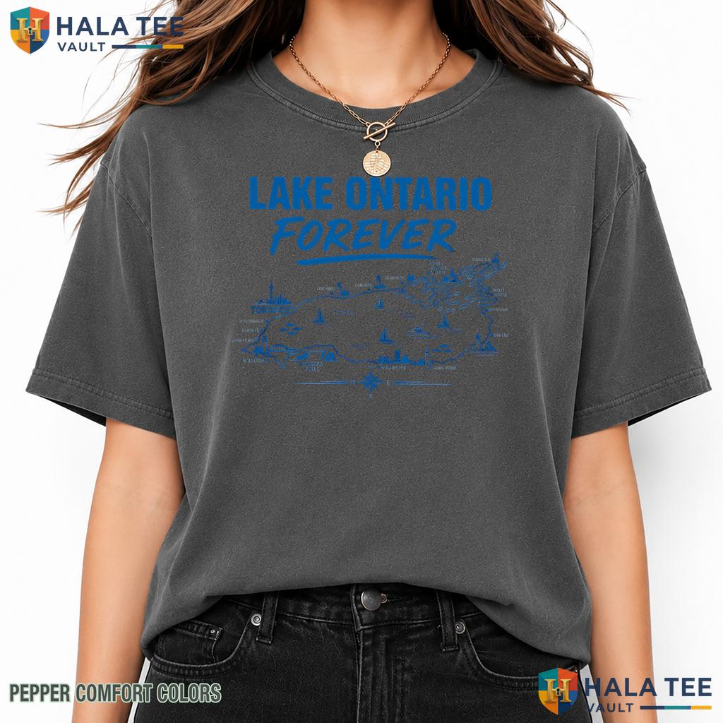 Ontario Forever Comfort Colors T-Shirt Great Lakes Canada Satire Graphic