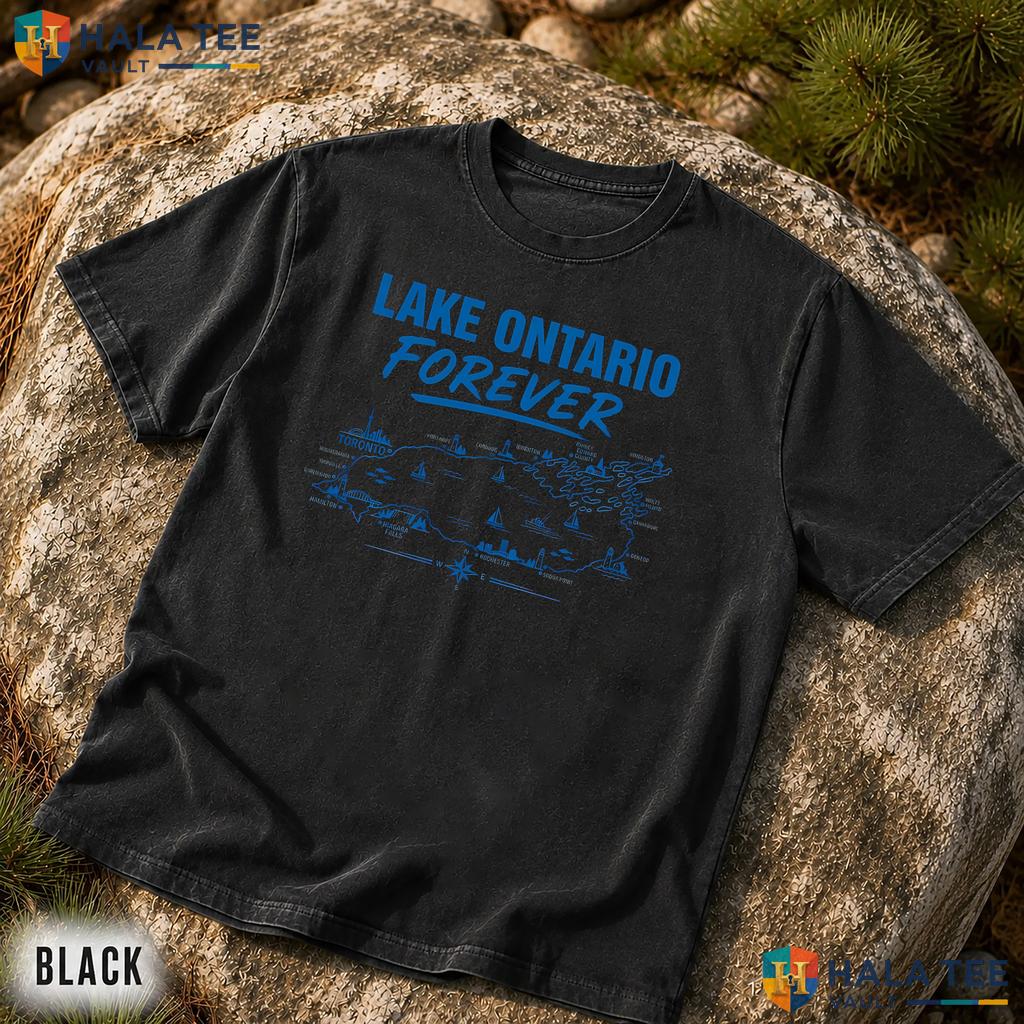 Ontario Forever Garment-Dyed T-Shirt Great Lakes Canada Satire Graphic
