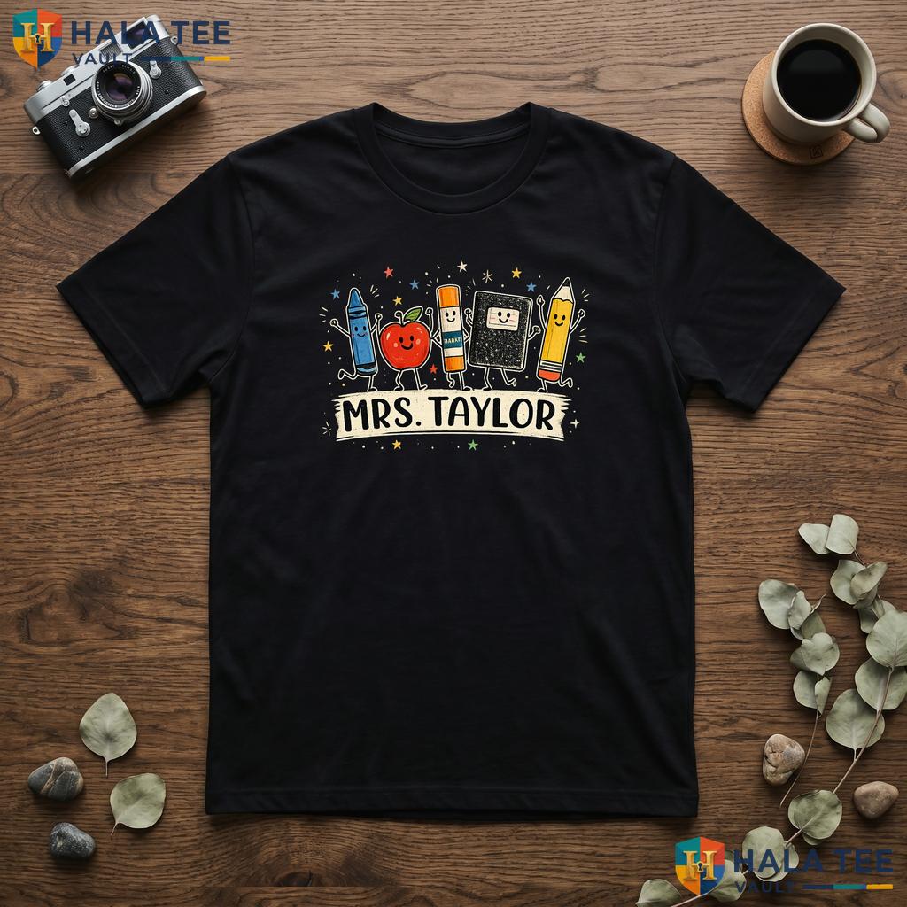 Personalized Teacher Name Shirt First Day Of School Classroom Team Apparel