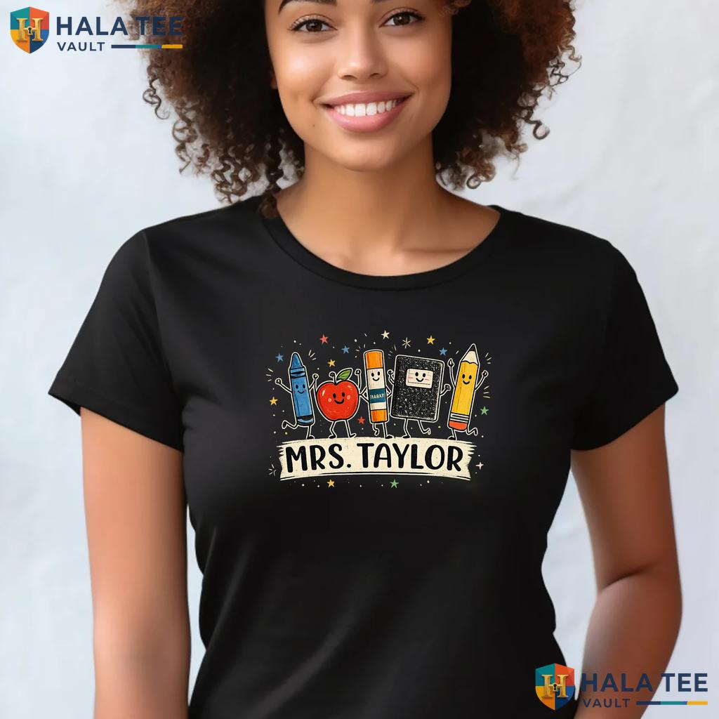Personalized Teacher Name Shirt First Day Of School Classroom Team Apparel Adult