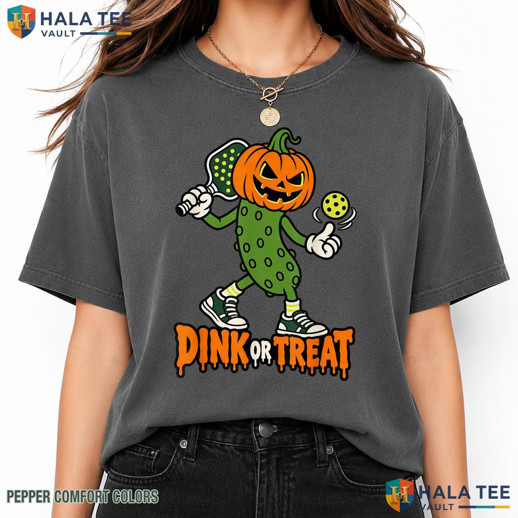 Pickleball Pumpkin Boys Men Comfort Colors T-Shirt Halloween Apparel