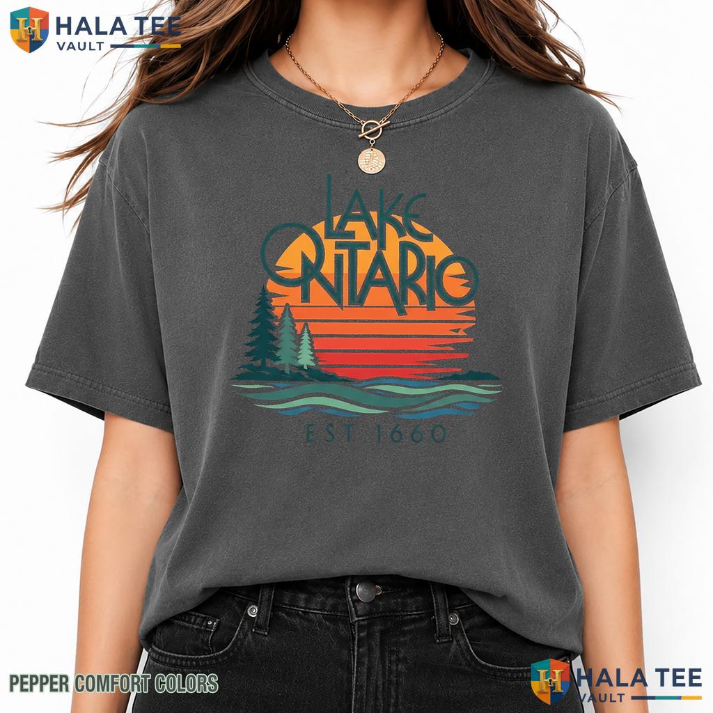 Quiet Satire Comfort Colors T-Shirt Great Lakes Canada Vintage Apparel