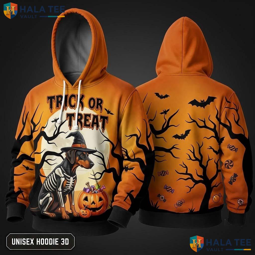 Rhodesian Ridgeback Halloween 3D Hoodie Cute Trick Or Treat Apparel