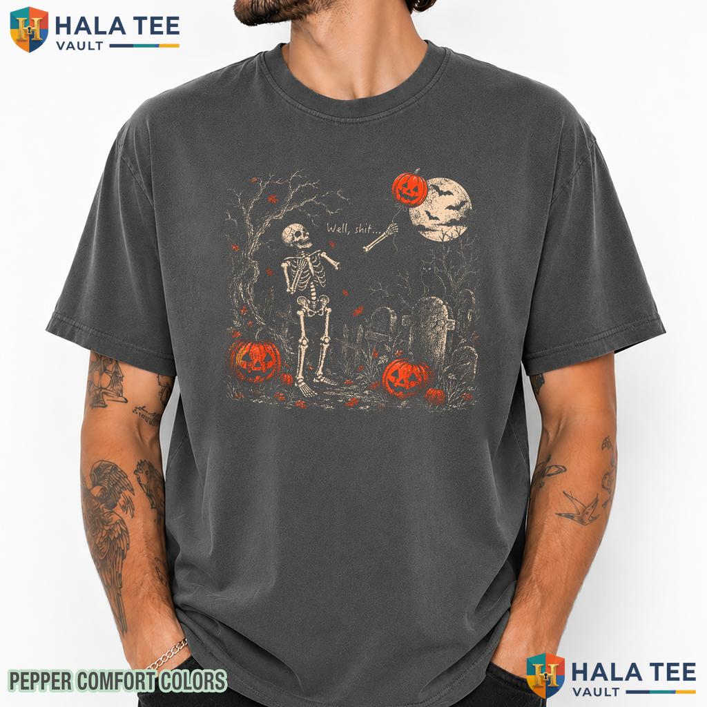 Skeleton Lost Balloon Shit Comfort Colors T-Shirt Funny Saying Quote