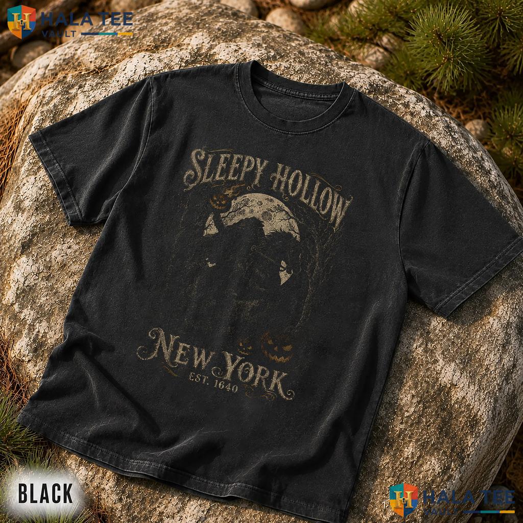 Sleepy Hollow Headless Horseman Garment-Dyed T-Shirt Bookish Top