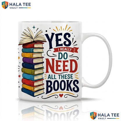 Spooky Bookworm Ghost Halloween Cup Ghouls Reading Ceramic Coffee Mug