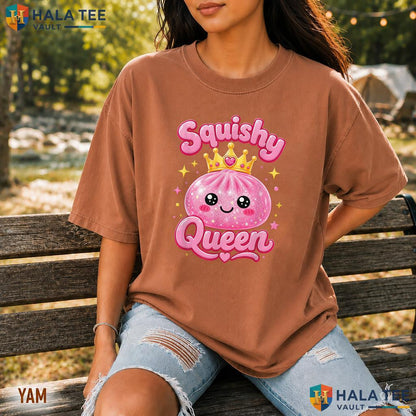 Squishy Queen Dumpling Comfort Colors Shirt Cute Kawaii Birthday Apparel