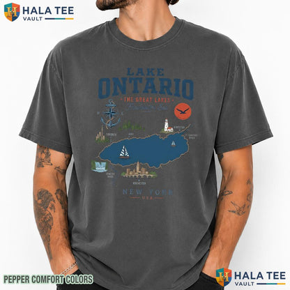 Subtle Satire Comfort Colors T-Shirt Lake Ontario Great Lakes Humor Tee