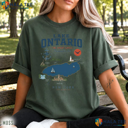 Subtle Satire Comfort Colors Shirt Lake Ontario Great Lakes Humor Tee