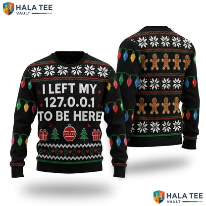 Tech Support SysAdmin Ugly Christmas Sweater Funny IT Holiday Top
