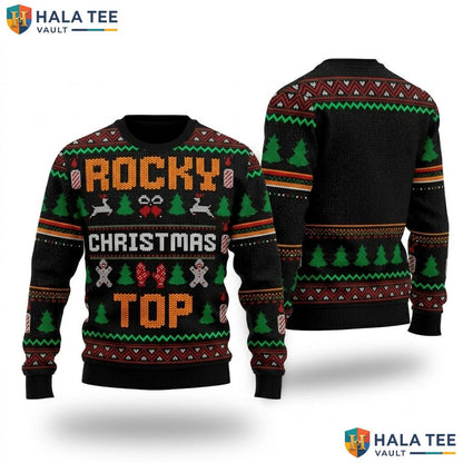 Tennessee Mountains Ugly Christmas Sweater Merry Xmas Holiday Top