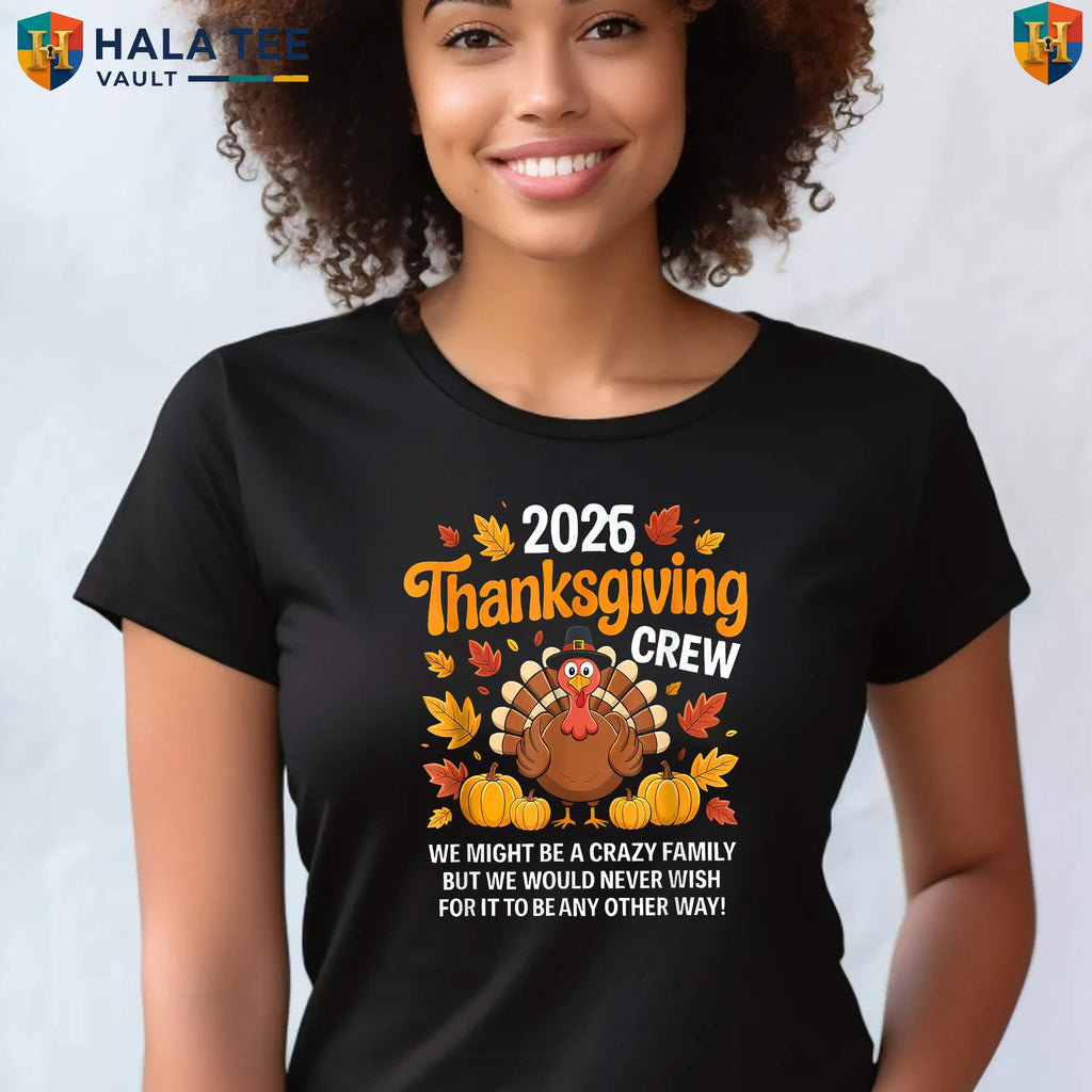 Thanksgiving Crew 2026 Matching Shirt Family Turkey Holiday Dinner Group Outfit