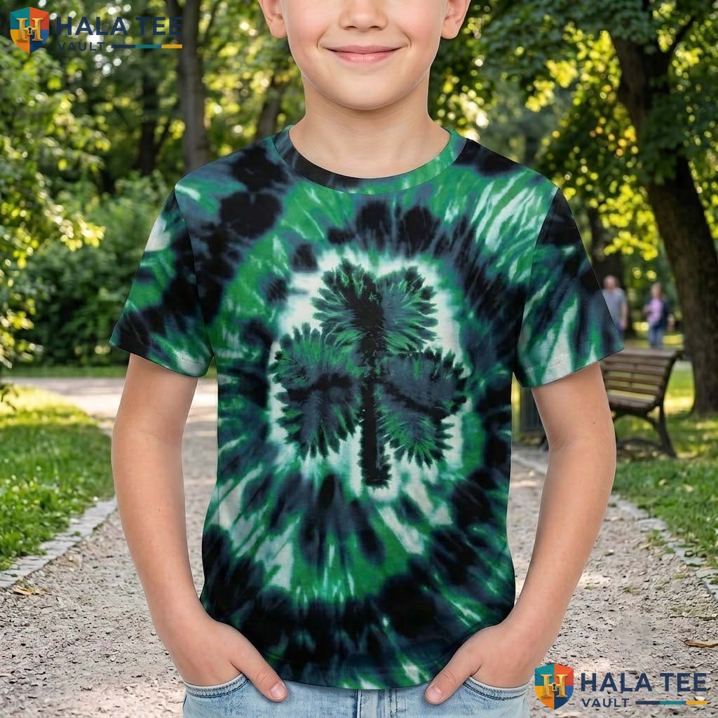 Tie Dye Shamrock 3D T-Shirt Mens Saint Patricks Day Costume