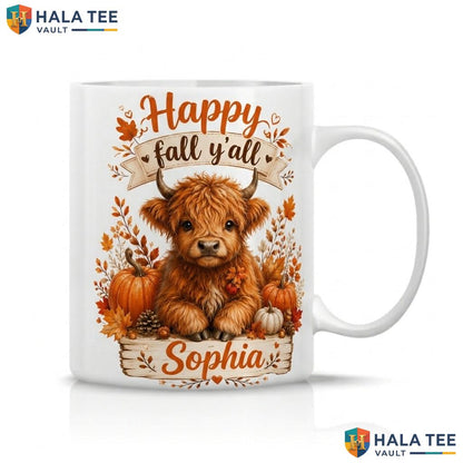Trick Or Treat Ghost Halloween Mug Personalized Spooky Boo Ceramic Coffee Cup