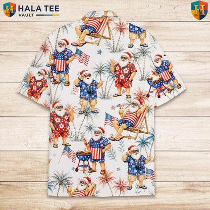 Tropical Christmas July Tropical Shirt Mens Summer Holiday Beach Party Outfit