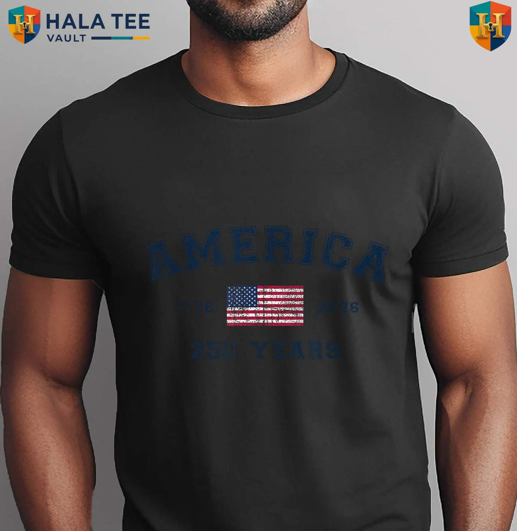 United States Flag 250th Shirt 2026 America Fourth July Celebration Top