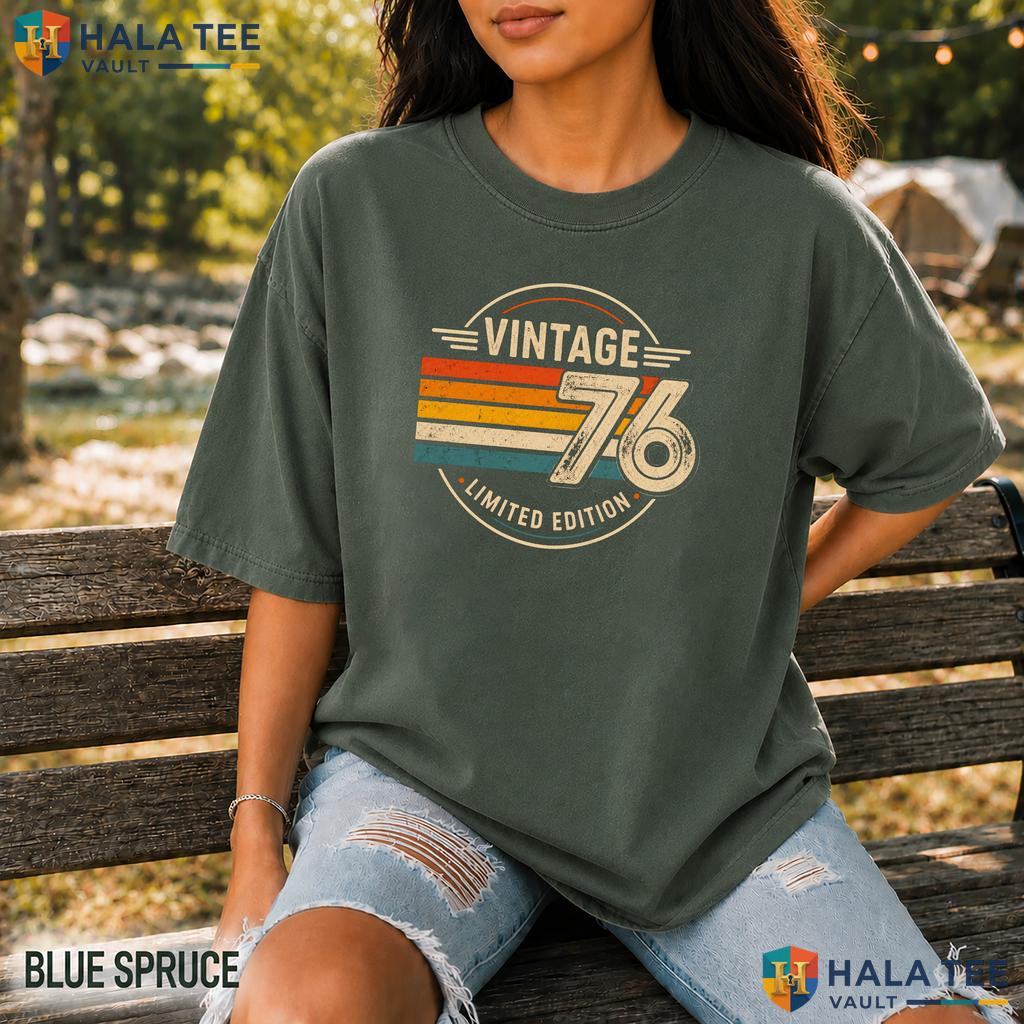 Vintage 1976 Birthday Comfort Colors T-Shirt Limited Edition Men Women Gift